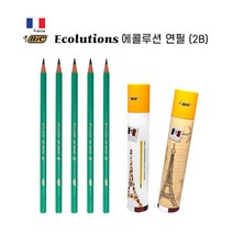 판촉물/200개/BIC 빅 에콜루션 연필 5P 세트샤프/기념품 대량구매 단체선물 홍보 행사 로고인쇄 학교학원병, 기본200개구매시, 인쇄신청