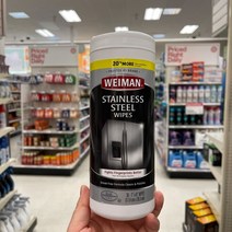 와이만 스테인리스 스틸 클리너 티슈 30매입 / Weiman Stainless Steel Wipes 30ct