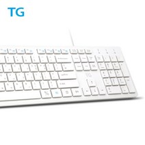 RoHS인증 유선 키보드 TGK500U 화이트/키스킨제공 전국무상AS / TG삼보, 핑크, 친환경 RoHS인증 유선 키보드 TG-K500U 화이트