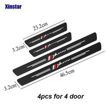 자동차 탄소 섬유 도어 특이한차량스티커 피아트 푼토용, punto 4pcs for 4door, punto 4pcs for 4door