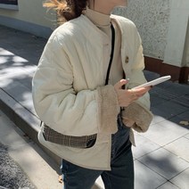 노카라 양털 리버시블 누빔자켓 (3color)