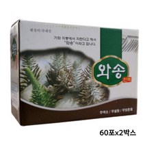 와송즙 국내산 와송 진액 엑기스 차 생와송 바위솔 효능, 2박스, 60포