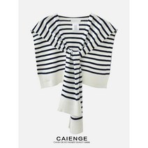 어부바니트 망토 스트라이프 니트숄 여성 꾸안꾸 니트