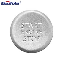 자동차원격시동 스마트 버튼 원격시동3d car start stop engine 버튼 커버 트림 캡 글꼴 반투명 audi a6 2020 a6l a7 a8l 2019 액세서리 보호, 은