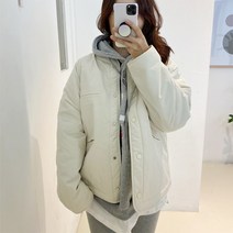 여성 뽀글이 양면 양털 숏 패딩 점퍼 (2color)