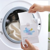 이염 방지 티슈 색깔 옷 세탁시 물빠진색 흡수 의류 보호 시트 보조제 흰색 옷 빨래 매직 흡착 유해먼지 드럼 청바지 염료 통돌이 변색 물듬 형광 물드는거 방지 색소 운동복 속옷
