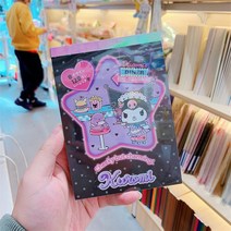 산리오티커 귀여운 핸디 북 산리오 블랙 뷰티 마이 멜로디 시나몬 롤 헬로 키티 리틀 트윈 스타 스티커 커플 선물, [05] E
