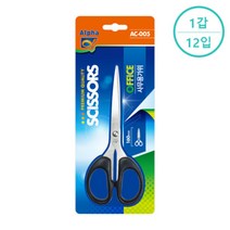 [알파] 사무용가위 AC-005 16CM(1타=12입) 재단가위 주방가위 평화가위