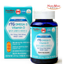 하루미소 프리미엄 알티지 오메가3 비타민D, 1개