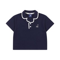 캉골키즈 AK원주점 캉골키즈 파이핑 디테일 카라 티셔츠 PB 0001 네이비