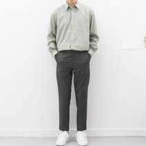 더셔츠스튜디오 세미 오버핏 스판 솔리드 셔츠