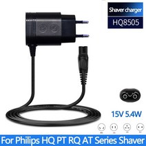필립스 면도기 충전기 호환 전원코드 플러그 어댑터 15V 5.4W eu wall AC HQ8505 헤어 클리퍼 phillips shaver charger compatiable, 01 US plug