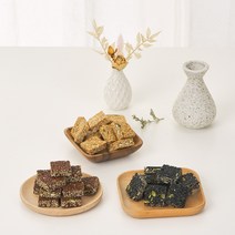푸른제과 수제 참깨 들깨 흑임자 강정 장인한과 500G, 흑임자500g, 1개