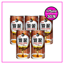 대일 참맑은 벌꿀 미니 캔 175ml 30캔 허니 꿀물 음료수, 30개