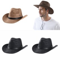 인디애나 존스 스웨이드 아웃백 페도라 웨스턴모자