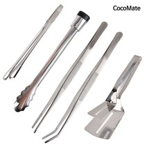 스텐 304 고기집게 요리핀셋 주방집게 뒤집개, 핀셋집게_커브형(대)30cm