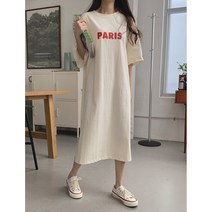 여니제이 국내제작 PARIS데일리 반팔원피스 면원피스 롱원피스 빅사이즈롱원피스