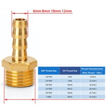 콤비락 파이프 스텐 모듈 앵글 컨넥터 PC PL Pagoda 커넥터 6 8 10 12 14 16mm 호스 바브 테일 스레드 1/8, 13 Barb 12mm-1I8_03 PL