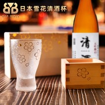 크리스탈유리컵 수입 이시즈카 초자 눈꽃 청 술잔 샌딩 나무 상자 2262029196 5376015459, 금운 잉어 청 술잔 목탁 선물세