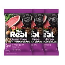 하림펫푸드 더리얼 그레인프리 크런치 어덜트 고양이 사료, 참치, 50g, 15개