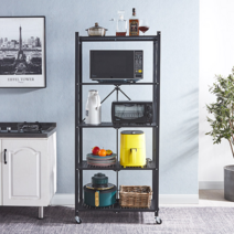 대피실선반 뒷베란다정리 철제선반 트레이더스 코스트코 앵글, 4단, 화이트