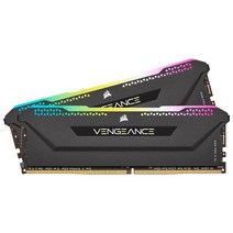 커세어 DDR4 32G PC4-25600 CL16 VENGEANCE PRO SL BLACK AMD 메모리 (16Gx2), 선택하세요