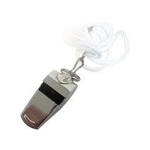 쇠호각 호루라기 군용 군대용 군인용 쇠호루라기, 쇠호각(흰색줄)