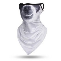 오토바이 마스크 얼굴가리개 사이클링 얼굴 스카프 목 워머 개 고양이 동물 프린트 페이스 세탁 가능 재사용 통기성 자전거 반다나 발라클라바, [14] B21