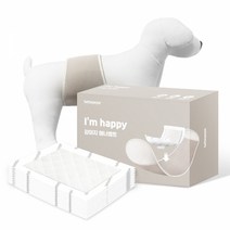 [베베페페]아임해피 강아지 기저귀 수컷용 매너벨트 세트 대형, 단품