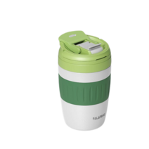 텀블러 커피 수행컵 304 스테인레스 보온 빨대컵 350ml, 녹색