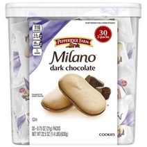 페퍼리지팜 밀라노 쿠키 21g 30개입 Pepperidge Farm Milano Cookies (미국배송), 1팩