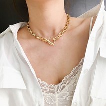 스네이크목걸이 뱀줄목걸이 18k 14k 실버 두줄 목걸이 을위한 패션 체인 진주 목걸이 바로크 금속 매력 펜