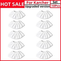 스팀청소기 핸디형 고압스팀청소기 Karcher EasyFix SC2 SC3 SC4 SC5 용 걸레 청소기 예비 부품 스팀 걸레 천 청소 패드 천 커버 걸레 액세서리 교체, 10개