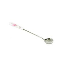 롱티스푼-약18.7cm 도자기손잡이 진달래 꽃무늬 902015EA, 본상품선택, 본상품선택, 본상품선택