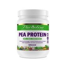 파라다이스허브 프로틴 파우더 Pea 완두콩 운동전후 무맛 454g 18 서빙