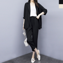 KPP 여자의류 자켓 1598 여자7부-9부 밴딩팬츠 여성의류 세트 정장 세미