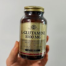 솔가 L-글루타민 1000mg 헬스 보충제 60정, 1개