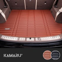 카마루 BMW 7시리즈 E65 E66 F01 F02 G11 g12 가죽트렁크매트, F01 X-Drive 숏바디 (09~12), 블랙