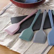 파스텔 실리콘 뒤지개 조리주걱 볶음 뒤지게 4color, 실리콘 뒤집개(대)(그레이)