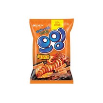 롯데 인간사료 스낵바 노가리칩 오잉 75g 4봉 사무실다과 홈파티, 11개