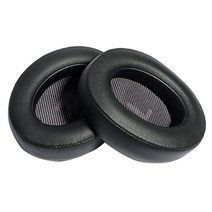 헤드폰 패드 커버 헤드셋 이어 패드 헤드셋 쿠션 스폰지 커버 헤드폰 덮개 -jbl 에베레스트 700 슬리브 v700bt 폰 가죽 귀마개에 적합, 검은 색