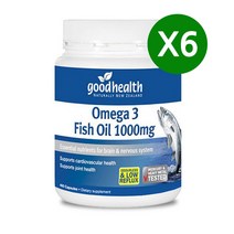 굿헬스 오메가3 피쉬오일 1000mg 400정X6, 400정 6개