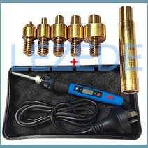 팬톤컬러칩 M2 M3 M4 M5 M6 인서트 너트 철 팁 구리 니켈 도금 황동 열 스레드 삽입 도구 플라스틱 3d 인쇄용 임베디드 키트, with iron 1set