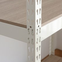 피피랙 부품 부속 받침 코팅합판 기둥 바퀴, 기둥(4pc, 안전좌 포함) - 아이보리 900