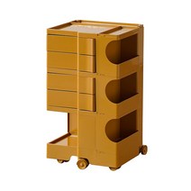 보비트롤리 3단카트 회전 서랍 트롤리 이동식수납함, B33(3단3서랍), 8.레몬