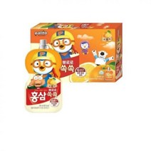 팔도 뽀로로 홍삼쏙쏙 오렌지맛, 100ml, 400개, 오렌지