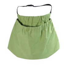 SODIAL 야채 과일을 위한 정원사 수확 및 제초 앞치마 나물 채집 장과 따기 파머스 마켓 - B, 녹색, 1개