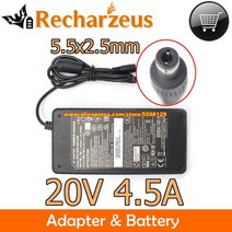 필요한 ADPC2090 AC 어댑터 20V 4.5A 90W 충전기 AOC AG251FZ CQ27G2U MSI OPTIX MPG27CQ XG3420C AG251FZ2 C3583FQ, [01] 20V4.5A 5.5x2.5mm