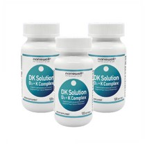 나노웰 DK Solution 비타민 D3 K 120 캡슐 3개 세트, 120정