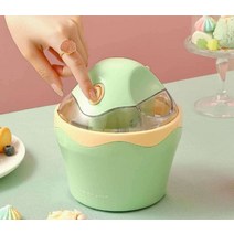 소프트 아이스크림 젤라또 만드는 기계 제조기 메이커, 에메랄드 그린
